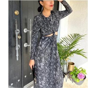 Black Cut Out Dress
